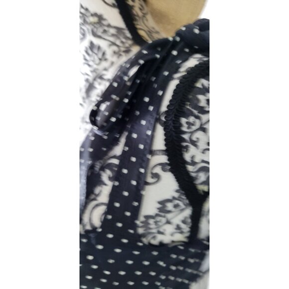 SAME Bikiny Set 2pc Womens Swim The Lady Bra 90's Polka Dot Sz Xs Black/White - Picture 5 of 11